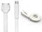 TECHGEAR Strong Flat Noodle USB Data Sync & Charging Cable for Apple iPad 1, 2, New iPad 3-1M Length (White)