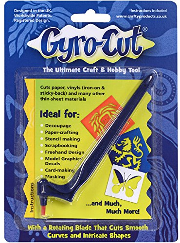 GYRO-CUT 1-Piece ABS Plastic and Metal Craft and Hobby Tool, Blue