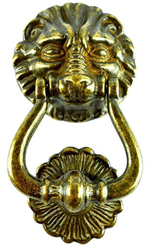 Ring Messing brüniert mit Zapfen für Tür