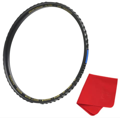 Filtro UV X4 de 95 mm para lentes de cámara, filtro de fotografía con protección UV con paño para lentes, MRC16, Schott B270, nano revestimientos, ultrafino, sellado contra la intemperie Breakthrough