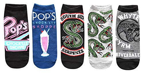 Hyp Riverdale South Side Serpents Juniors/Damen Knöchelsocken, 5 Stück