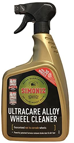 Simoniz Ultracare Auto Alufelgenreiniger garantiert nicht korrodiert Räder 1 Liter Flasche reinigt über 30 Räder entfernt Bremsstaub und Schmutz schnell mit leistungsstarker, patentierter Formel