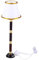 Puppenhaus Zubehör 1:12 Puppenhaus Mini Simulation Metall LED Stehlampe Moderne Nachttischlampe Spielzeug Puppenhaus Möbel Zubehör(Drahttyp)