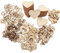 440 STK Holzherzen Hochzeit Herzen Holz Deko 8 Typ für Tischdeko Hochzeitdeko Streudeko DIY Handwerk Verzierungen Naturholzscheiben