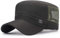 Yixda Unisex Sommer Baseball Kappe Verstellbar Mesh Army Military Flat Cap (Armeegrün)