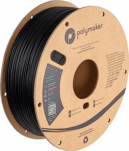 Polymaker PolyLite PLA PRO Schwarz - 1.75mm - 1kg