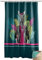 Douceur d'Intérieur, Rideau de Douche avec Crochets (180 x 200 cm) Marty, Polyester Imprimé