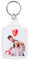 Porte clé Acrylique personnalisé Photo Recto et Verso – Impression 2 Photos sur Porte Clef Rectangle en Acrylique Transparent – Porte clé 2 Faces Personnalisable