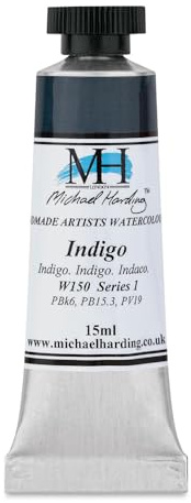 Michael Harding Professional Watercolors - 15ml Tubes (Indigo)