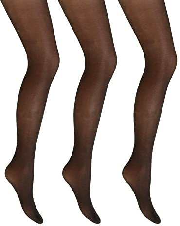 Undercover Ladies Ladder Resist Tights - Barely Black - Medium (One Size)