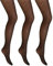 Undercover Ladies Ladder Resist Tights - Barely Black - Medium (One Size)