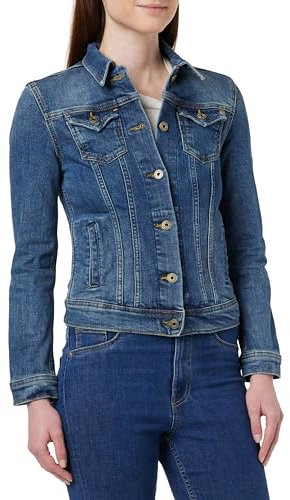 Pepe Jeans Thrift, Giacca Donna, Blu (Denim-ht7), S