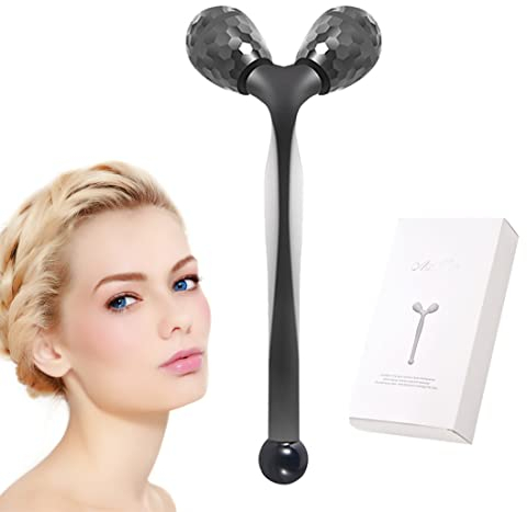DULSPUE gua sha,face Roller,face Roller,gesichtsmassagegerät,Gesichtsroller-Massagegerät, manueller Gesichts- und Augenmassage-Beauty-Stick