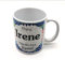 PLUS HOME Taza personalizada con nombre. Regalos personalizados con nombre y texto. Tazas con frases originales.IRENE