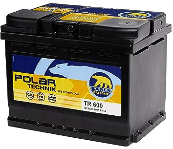Baren Batteria Auto AFB L2 TR 600 12V 60Ah 600A, Batteria Auto Rinforzata, Adatta per Veicoli con Sistema Start&Stop, Estrema resistenza, Pronta all'uso, Batteria Alta Affidabilità, Made in Italy