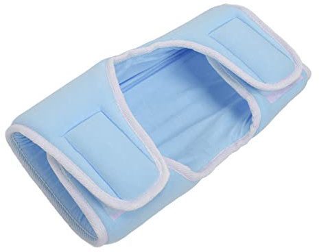 Ellenbogenbandage, Ellenbogengelenkpolster, Schützender, Flexibler Klettverschluss Zur Vorbeugung von Dekubitus (Blau)