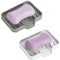 DDUP 2 Pcs Silicone Soap Dish,Self Draining Soap Holder, Portable Shower Soap Box,Easy Cleaning,Soap Container Perfect for Shower, Bathroom, Kitchen, Countertop and Travel (Gray & White)
