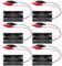 Gebildet Double AA Battery Holder, 2 X 1.5V AA Battery Holder with Alligator Clip Leads, AA Battery Holder with Alligator Clip Wires(Pack of 6)