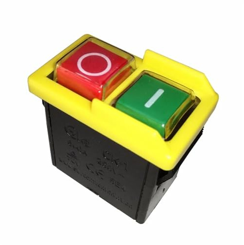 CK1 6 A, 250 V, staubdicht, elektromagnetisch, Druckknopfschalter, Druckschalter für Schleifmaschine, CK-1