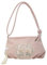 BABYVIVA Damen Cloud Bag PU Leder Umhängetasche Mode Crossbody Tasche Chinesischer Stil Stickerei Messenger Bag zum Einkaufen, rose, As shown in the picture (error 1-3cm)