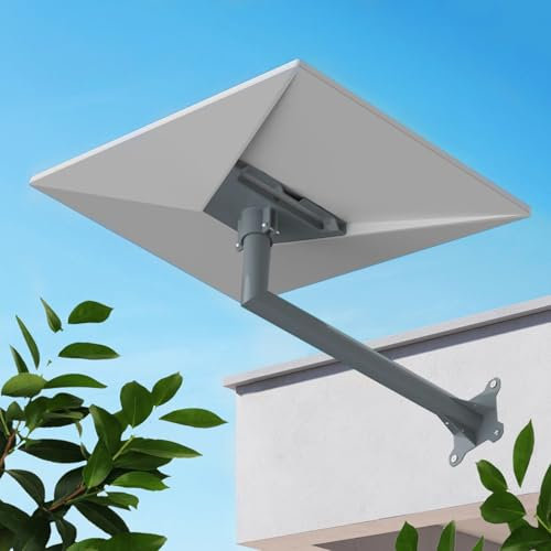 Starlink Gen 3 Mount, Starlink Gen 3 Wall Mount, Starlink Mounting Kit Gen 3, Starlink Long Wall Mount for Starlink Internet Kit Satellite, Starlink roof Mount with Starlink Gen 3 Pipe Adapter