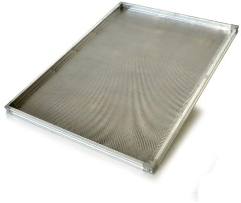Erre4M Gelochtes Backblech aus Aluminium 60 x 80 cm auf Rahmen