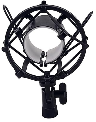 GOOHOCHY Microphone Stand Mount Vibration Reduction Metal Condenser Mic Arm for Studio Easy Install Stand Mic