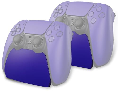 playvital 2 Porta Joystick per ps5 Controller Supporto Stand Base da Tavolo con Cuscinetto in Gomma,Organizer Accessorio per Joypad-Galactic Purple