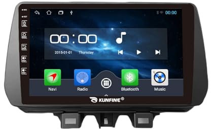 Quad Core 4G+64G Car CarPlay Android Auto 9 IPS Display Navigation Stereoanlage Touchscreen Haupteinheit Pad Tablet Rückfahrkamera GPS Radio Media Player für Hyundai Tucson 2019
