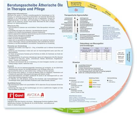 Beratungsscheibe Ätherische Öle in Therapie und Pflege (Govi)