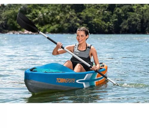 Tobin Sports Breakwater Aufblasbares Kajak-Set Pro X1, 3,6 m