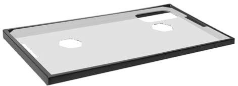 KiBcsLic Aquarium Abdeckung mit Rahmen Und Futteröffnungen für Spring, für 40, 40 cm X 22.5 cm X