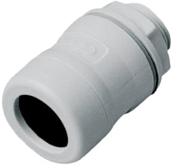 Raccordo dritto da tubo rigido a scatola di derivazione, ⌀40mm, con guarnizioni e controdado di fissaggio, IP67 impermeabile, tenuta stagna, impianto elettrico, cavi elettrici, PVC, alta resistenza
