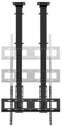 Sollevatore elettrico per TV ad altezza regolabile - Adatto a supporti TV motorizzati da 55 a 120 pollici, supporto TV motorizzato da soffitto con telecomando, sollevator,73-173cm/28.74-68.11in