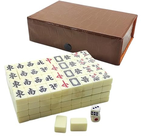 Mahjong Set Mini Tragbar Interaktiv Lustig