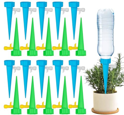 20 Stück Automatische Bewässerung,TröPfchenbewäSserung, Pflanzen Automatic Topfpflanzen,TropfbewäSserungsbeutel Urlaub Watering,Zimmerpflanzen Automatisches BewäSserungsgeräT,PflanzenbewäSserung