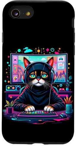 Gamer Cat Case for iPhone SE (2020) / 7/8