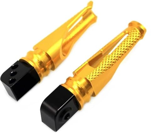 Repose-Pieds pour FZ1 FZ6 FZ6R pour Yamaha XJ6 XJR1300 XSR700 XSR900 Repose-Pieds Passager Moto Arrière Pédale Pédale De Moto(Or)