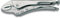 Hazet 757-10 Pinza a Morsetto, Argento, Lunghezza 230 mm