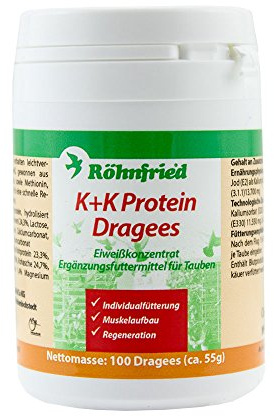 Röhnfried K + K Protein Dragees - Protein Supplier für Tauben