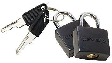 Travelite 2x Kofferschloss Gepäckschloss Padlock Reiseschloss Vorhängeschloss 000016-01