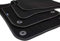 kfz-premiumteile24 Fußmatten kompatibel mit Polo 9N Ibiza 6L Fabia 6Y Fox 5Z Baujahr 2002-2009 Velours Automatten Stoffmatten Premium Qualität 4-teilig mit Druckknopf