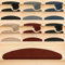 Kettelservice-Metzker Stufenmatten Treppen-Teppich Ramon® MW Halbrund Bordeaux im 15er SparSet
