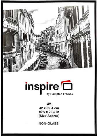 Cadre photo format A2 The Photo Album Company - 42 x 59 cm - Noir - A2MARBL