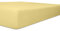 Kneer Easy-Stretch Jersey XXL Spannbetttuch Extra Hoch bis 40 cm, Farbe:12 Creme, Größe:180x200-200x220 cm