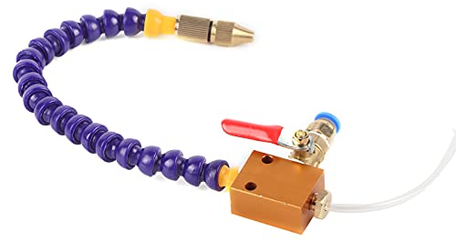 Nebel Kühlmittel Schmierspray System für Metallschneiden Gravieren Kühlsprüher Maschine für 8 mm Luftrohr CNC Drehmaschine Fräsbohrer