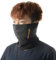 HYSENM Cache Cou Été en Soie Tour de cou moto Cool Tour de Cou Frais Respirant Anti-UV Foulard Élastique Bandana Noir Randonné Cyclisme Moto Pêche Golf Noir