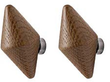 Tivoli by Normann Copenhagen - Quin - Hook/Haken/Wandhaken/Garderobenhaken/Kleiderhaken - Eichenholz - Smoked Oak/Braun - Klein H: 5,5 x D: 5 x Ø: 3 cm