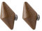 Tivoli by Normann Copenhagen - Quin - Hook/Haken/Wandhaken/Garderobenhaken/Kleiderhaken - Eichenholz - Smoked Oak/Braun - Klein H: 5,5 x D: 5 x Ø: 3 cm