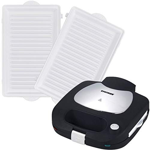 1 Satz Grillplatten Kontaktgrillplatten für Syntrox Germany Chef Maker SM-1500W Ceramic